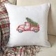 Christmas Truck Side Vintage Sketch | Machine Embroidery Designs by JuJu