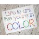 True Colors Two Color Embroidery Font | Machine Embroidery Designs by JuJu
