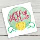 Tulip Frame | Machine Embroidery Designs by JuJu