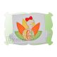 Turkey Girl Monogram Applique