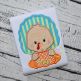 Turkey with Pumpkin Boy Applique | Machine Embroidery Designs by JuJu