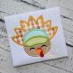 Turkey Face Cap Applique | Machine Embroidery Designs by JuJu