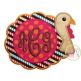 Turkey for Monogram Applique | Machine Embroidery Designs by JuJu