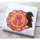 Turkey for Monogram Applique | Machine Embroidery Designs by JuJu