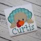 Turkey Peeker Boy Applique | Machine Embroidery Designs by JuJu