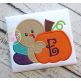 Turkey Pumpkin 2 Applique | Machine Embroidery Designs by JuJu