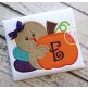 Turkey Pumpkin 2 Applique | Machine Embroidery Designs by JuJu
