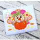 Turkey Pumpkin Applique | Machine Embroidery Designs by JuJu