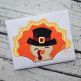Turkey with Hat Boy Applique | Machine Embroidery Designs by JuJu