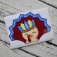 Turkey with Headdress Boy Applique | Machine Embroidery Designs by JuJu