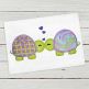 Turtle Love | Machine Embroidery Designs by JuJu