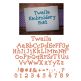 Twaila Embroidery Font Machine Embroidery Designs by JuJu