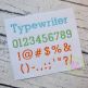 I2S Typewriter Embroidery Font | Machine Embroidery Designs by JuJu