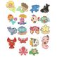 Jumbo Under the Sea Applique Machine Embroidery Designs by JuJu 