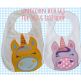 Unicorn Bib | Machine Embroidery Designs by JuJu
