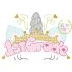 Unicorn Horn 1st Grade Motif Embroidery | Machine Embroidery Designs by JuJu