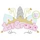Unicorn Horn 1st Grade Motif Embroidery | Machine Embroidery Designs by JuJu