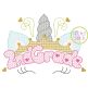 Unicorn Horn 2nd Grade Motif Embroidery | Machine Embroidery Designs by JuJu