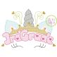 Unicorn Horn 3rd Grade Motif Embroidery | Machine Embroidery Designs by JuJu