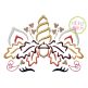 Unicorn Horn Acorn Leaves Embroidery | Machine Embroidery Designs by JuJu