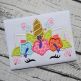 Unicorn Horn Aloha Applique | Machine Embroidery Designs by JuJu