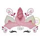 Unicorn Horn Awareness Ribbon Applique | Machine Embroidery Designs by JuJu