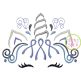 Unicorn Horn Awareness Ribbon Embroidery | Machine Embroidery Designs by JuJu