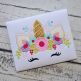 Unicorn Horn with Flowers Applique | Machine Embroidery Designs by JuJu