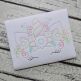 Unicorn Horn Flowers Bean Embroidery | Machine Embroidery Designs by JuJu
