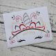 Unicorn Horn Football Embroidery | Machine Embroidery Designs by JuJu