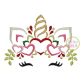 Unicorn Horn with Hearts Embroidery | Machine Embroidery Designs by JuJu