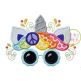 Unicorn Horn Hippie Applique | Machine Embroidery Designs by JuJu