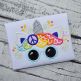 Unicorn Horn Hippie Applique | Machine Embroidery Designs by JuJu