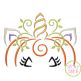 Unicorn Horn JackOLantern Embroidery | Machine Embroidery Designs by JuJu