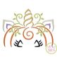 Unicorn Horn JackOLantern Embroidery | Machine Embroidery Designs by JuJu