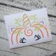 Unicorn Horn JackOLantern Embroidery | Machine Embroidery Designs by JuJu