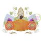 Unicorn Horn Pumpkins Applique | Machine Embroidery Designs by JuJu