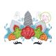Unicorn Horn Seashells Applique | Machine Embroidery Designs by JuJu