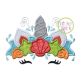 Unicorn Horn Seashells Applique | Machine Embroidery Designs by JuJu