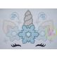 Unicorn Horn Snowflakes Motif | Machine Embroidery Designs by JuJu