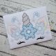 Unicorn Horn Snowflakes Motif | Machine Embroidery Designs by JuJu