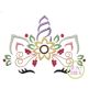 Unicorn Horn Sunflower Embroidery | Machine Embroidery Designs by JuJu