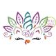 Unicorn Horn Turkey Embroidery | Machine Embroidery Designs by JuJu