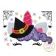 Unicorn Horn Witch Applique | Machine Embroidery Designs by JuJu