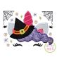 Unicorn Horn Witch Applique | Machine Embroidery Designs by JuJu