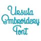 Ursula Embroidery Font Machine Embroidery Designs By Juju