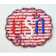ITH Patriotic USA Mug Rug | Machine Embroidery Designs by JuJu