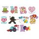 Hearts Aplenty Too Valentine ninja and frog Applique Machine Embroidery Designs by JuJu 