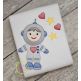 Valentine Astronaut Sketch | Machine Embroidery Designs by JuJu