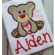 Valentine Heart Bear Applique | Machine Embroidery Designs by JuJu